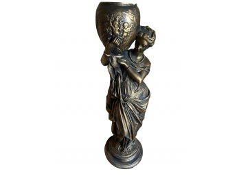 Large Grecian Style Ceramic Statue