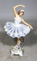 Fine Vintage Dresden Lace Ballerina Figurine