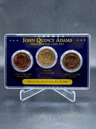 John Quincy Adams Presidential 3 Coin Set