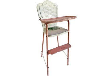 Vintage Amsco Enamel Doll - E Toy High Chair, 1950s