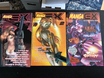 Manga Ex - Volumes 1-3.    Lot 143