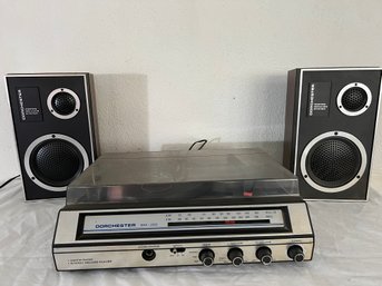 Vintage Dorchester RRP 20 Stereo & Record Player With Speakers