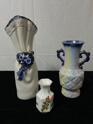 Set Of Porcelain Vases