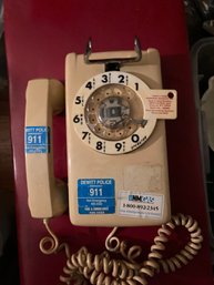 Vintage Rotrary Wall Telephone