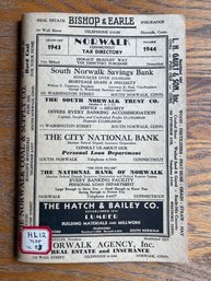 Norwalk, Ct. TAX DIRECTORY From 1943 / 44