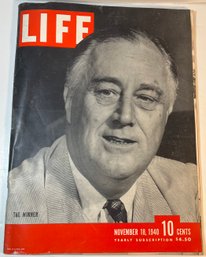 Life Magazine November 18, 1940
