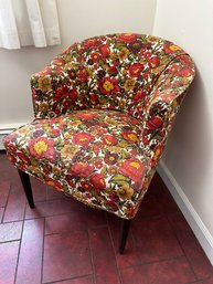 Floral Cushion Side Chair