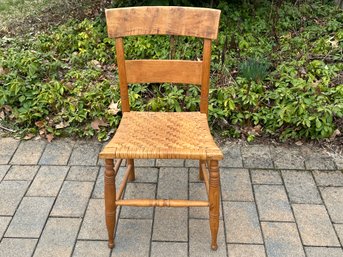 A Beautiful Vintage Woven Chair