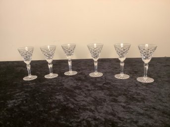 WATERFORD STEMMED GLASSES