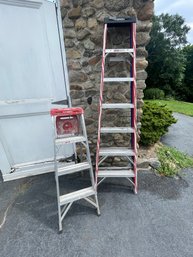 Pair Of Metal Ladders