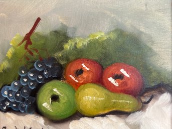 Contemporary Fruit Painting Signed By Artist