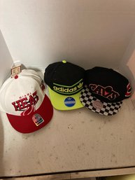 3 New Sporting Hats Caps