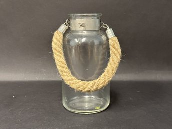 A Hanging Jar Candle Holder