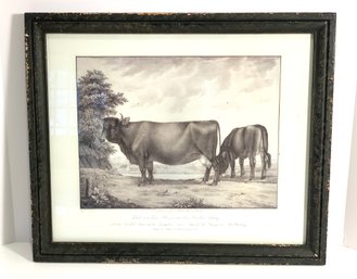 Sweet Vintage German Cow Print