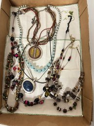 Estate Jewelry Find -  Styles In This Collection Of Chico's Fashionable Necklaces