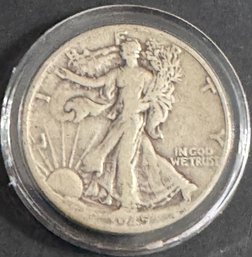 1945-D Walking Liberty Silver Half Dollar