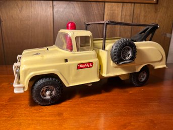 Vintage Buddy L Toy Wrecker Tow Truck