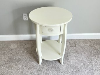 Pottery Barn White Side Table