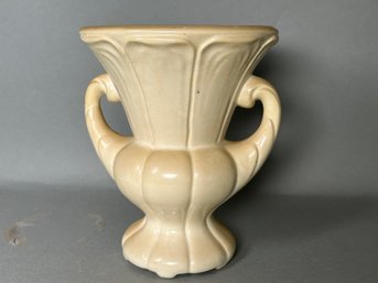 Vintage American Pottery Double Handled Vase