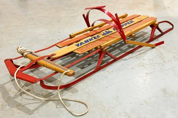 A Vintage Child's Sled - Lovely Winter Decor - Because It's Just Around The Corner!