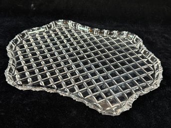 Cut Glass Tray