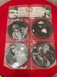 U2 4 X 7' Interview Picture Disc Pack With Header Card