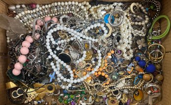 Large Lot Of Costume Jewelry