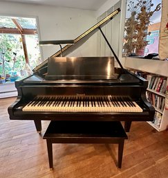 Beautiful Howard Grand Piano, No. 550, Ebony