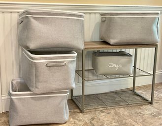 5 Useful Storage Baskets & Shoe Rack/storage Bench