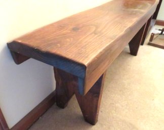 Vintage Wood Cricket Bench