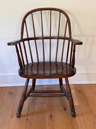 BOWBACK COLONIAL WINDSOR ARM CHAIR