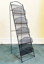 A Modern Mesh File Organizer Stand