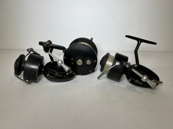 Trio Of Vintage Fishing Reels Including Jaleoxe, Garcia Mitchell No. 300