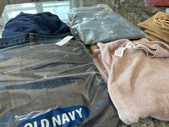 Men's Wear From Gap, Old Navy, And Big Mack Work Wear