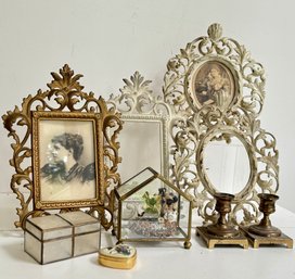 Collection Of Antique Frames & Other Found Objects