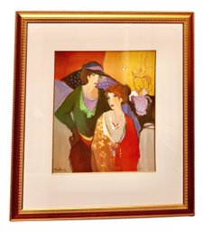 Itzchak Tarkey (1935-2012) 'On The Stage' Plate Signed Lithograph Room Art Editions