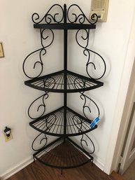 Iron Corner Display Shelf