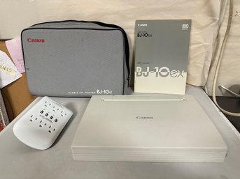 Canon Bubble Jet Printer BJ - 10ex In A Original Bag, Users Manual & Charging Essentials. DS - D2