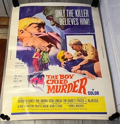 1966 The Boy Cried Murder Movie Poster Universal Pictures