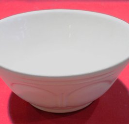 Antique Ironstone China Warranted Whiteware Mixing Bowl From George S. Harker & Co.
