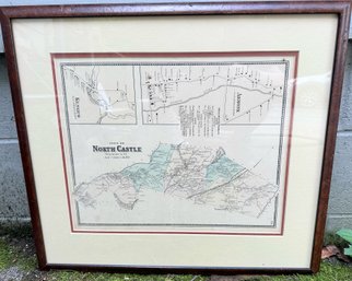 Copyright 1867 Map Of North Castle, Armonk And Kensico, NY