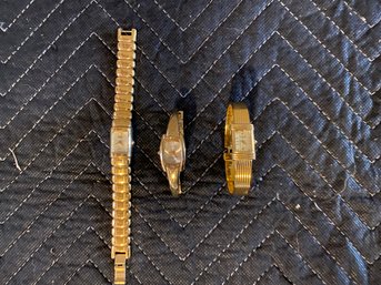 Group Of 3 Women's Watches