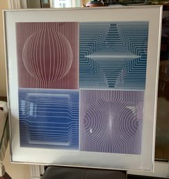 Gorgeous Signed Victor Vasarely Tokyo Numbered X/CL