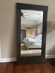 A Large Industrial Chic Metal Full Length Mirror