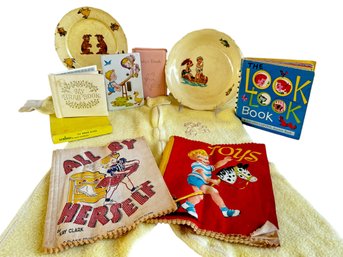 Charming Collection Of Vintage Mid Century Children's Items