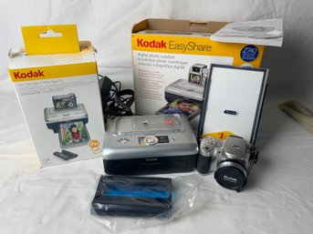 Kodak Easy Share, Photo Paper Kit, And Camera Lot