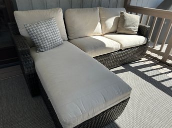 Wicker Sectional By Klaussner