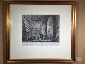 Etching By Giovanni Battista Piranesi (1720-1778) - Etching On Paper Dates From 1756 - No Receipt Or Invoice