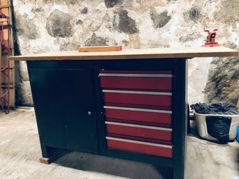 Craftsman Work Table & Tool Cabinet