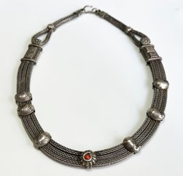 A Vintage Chinese Mio Silver Necklace, C. 1970's